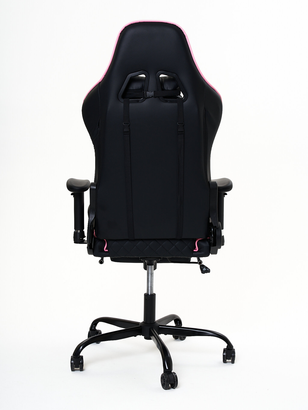 Игровое компьютерное кресло KRESLO COMFORT G-TRACER, экокожа, цвет: черно-розовый