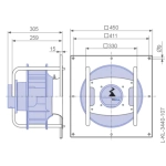 Модульный вентилятор Menerga Radial fan GR (ZIEHL-ABEGG ZAvblue)