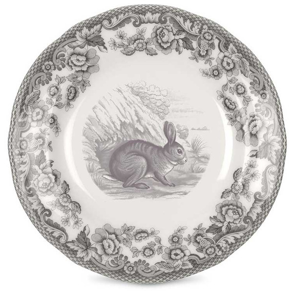 Тарелка пирожковая 15см Spode Деламер, сельские мотивы Заяц