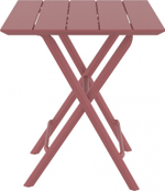 Стол пластиковый складной Siesta Contract Helen Folding Table 60, марсала