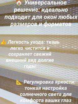 Рулонные шторы День-Ночь 58х110 см