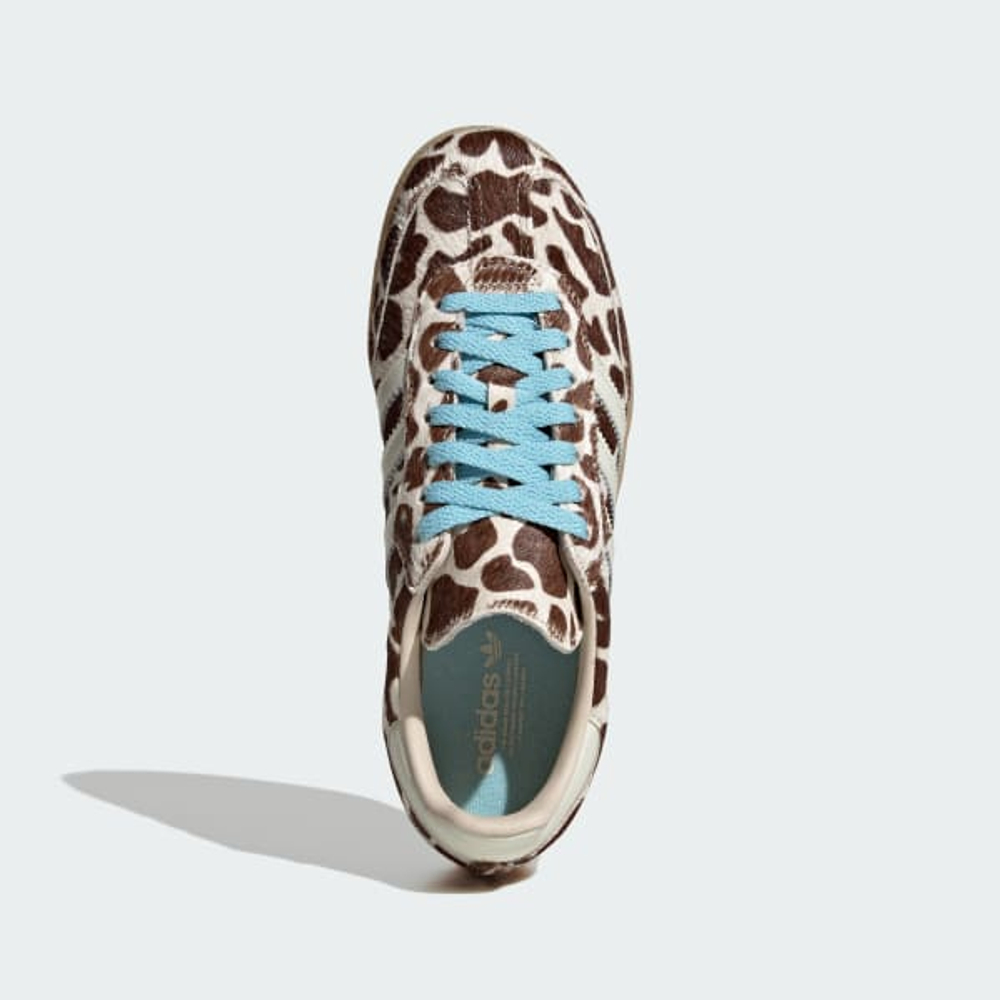 ADIDAS Кроссовки Samba OG с анималистическим принтом, цвет слоновой кости