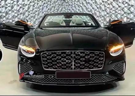 Комплект решетки радиатора для переделки Bentley Continental GT GTC 2024+ в стиле Mulliner Бентли Континенталь
