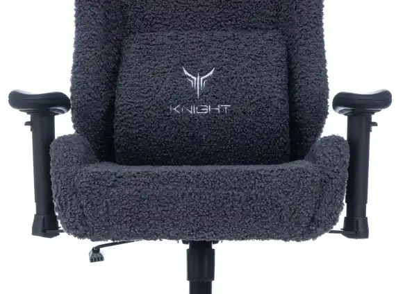 Кресло игровое Knight T1 синий экомех с подголов. крестов. металл
