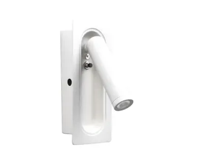08071M,01 Бра встраиваемое Ризи белый w16,5*6,5 h16,5 Led 3W (3000K). ТМ Kink Light