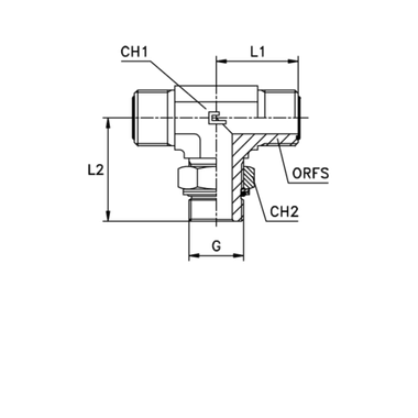 Штуцер FRTA D08 ORFS 11/16 - BSP 1/2
