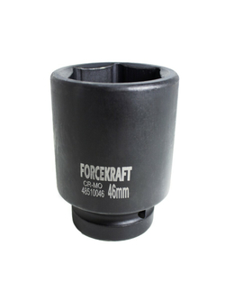 Головка ударная глубокая 1'', 46мм (6гр.) FORCEKRAFT FK-48510046