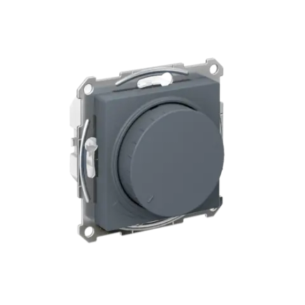 ATLASDESIGN СВЕТОРЕГУЛЯТОР (диммер) поворотно-нажимной, LED, RC, 400Вт, механизм, ГРИФЕЛЬ