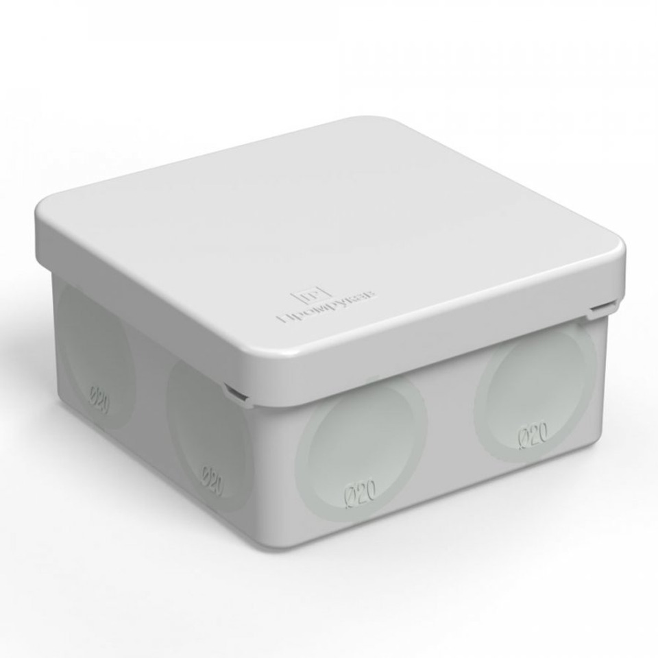 КОРОБКА РАСПРЕД.О/УСТ IP66 HF 80х80х40 8 вводов двухкомпонентная