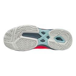 Женские теннисные кроссовки Mizuno Wave Exceed Light All Court Shoe Women - Coral, Blue