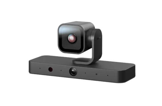 Wyrestorm CAM-420-PTZ - двухлинзовая PTZ-камера 4К30 + 2К, HDMI, NDI, USB-С, USB 2.0, IP, 4 х микрофона, 3 x Zoom, углы обзора 110° + 120°, ИИ отслеживание, чёрный.