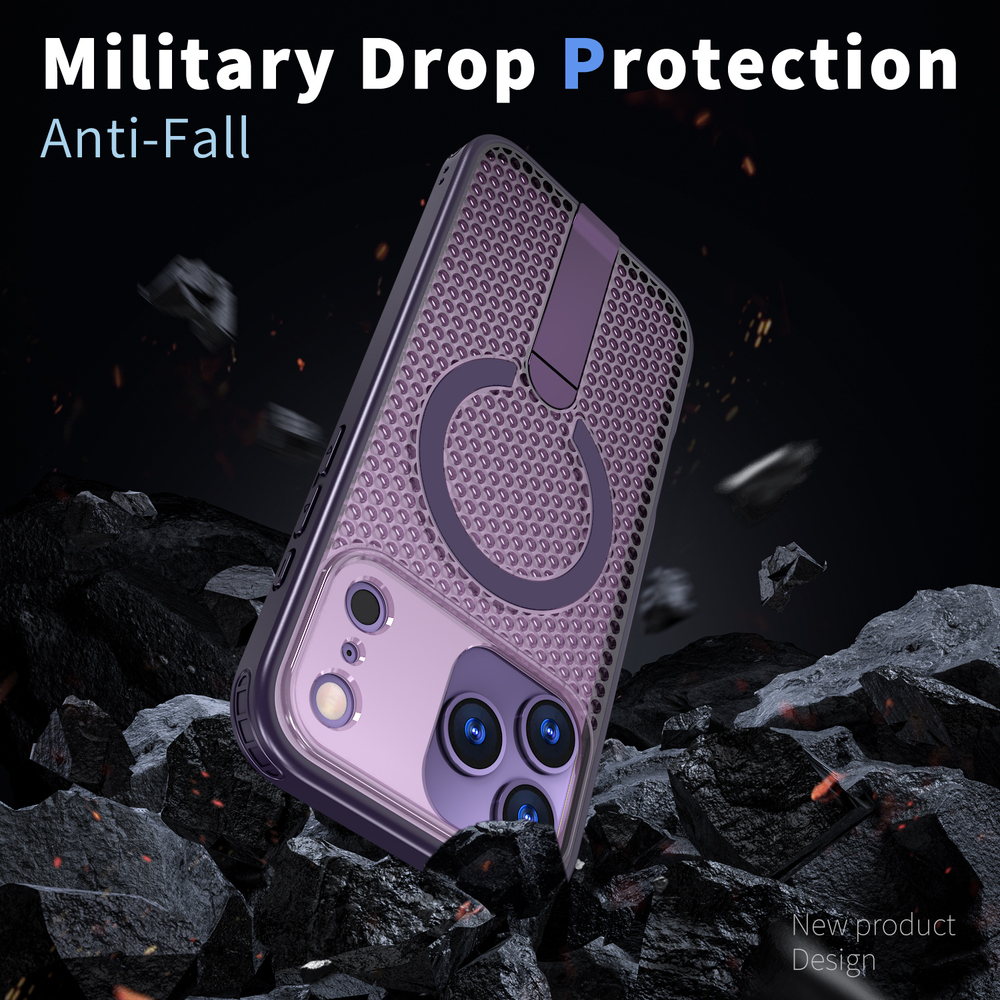 Прозрачный чехол Mesh Pro Magnetic Case для iPhone 17 Pro Max