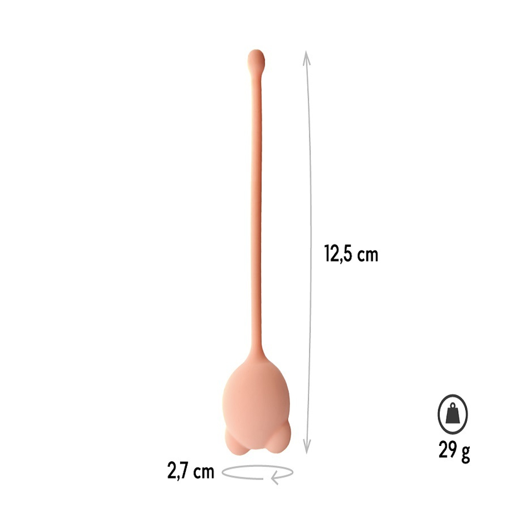 Вагинальный шарик Omicron бежевый 12,5 см