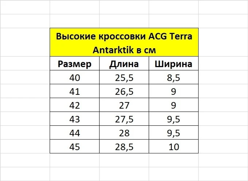 Высокие кроссовки "ACG Terra Antarktik"