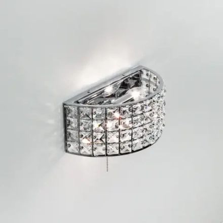 Citilux Портал CL324301 Бра хрустальное с выключателем Хром
