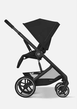 Cybex Детская коляска Balios S Lux BLK 2 в 1 цвет Moon Black