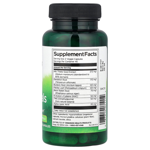 Swanson Vitamins, Liver Essentials, 90 растительных капсул