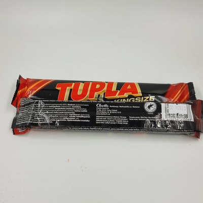 Шоколадные батончики Tupla King size в молочном шоколаде с жареным миндалем и какао-нугой (2x85) 170 г (из Финляндии)