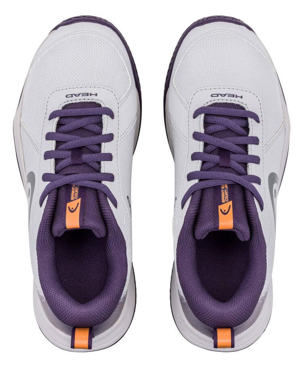Детские Кроссовки теннисные  Head Sprint Court 4.0 - light grey/purple night