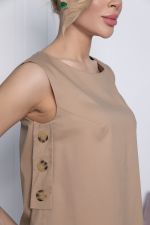 Платье Детали лета (бежевое) П10694 LT Collection