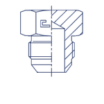 Заглушка V (Ш) JIC 1.5/8