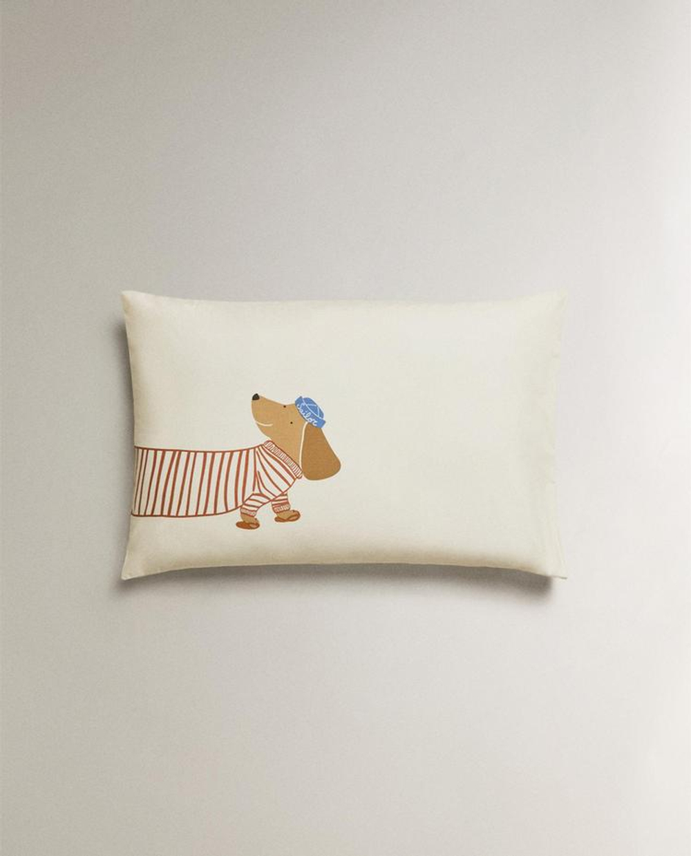 ZARA HOME НАВОЛОЧКА НА ПОДУШКУ ДЛЯ ДЕТСКОЙ КРОВАТКИ С СОБАКОЙ, РАЗНОЦВЕТНЫЙ