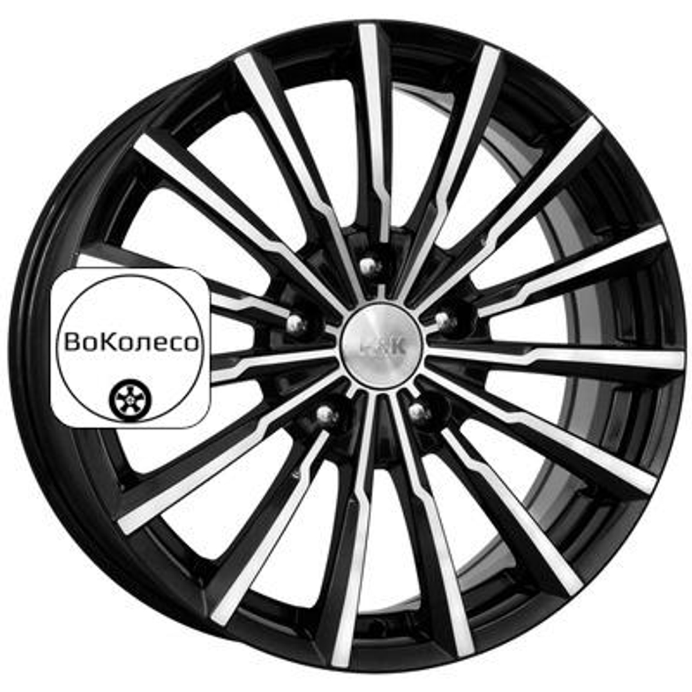7x17/4x100 ET41 D60,1 Акцент (КС562) Алмаз черный K&K