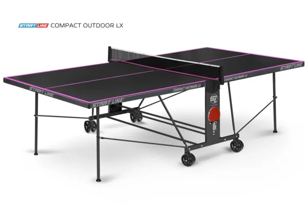 Стол теннисный Compact-2 LX Всепогодный Black