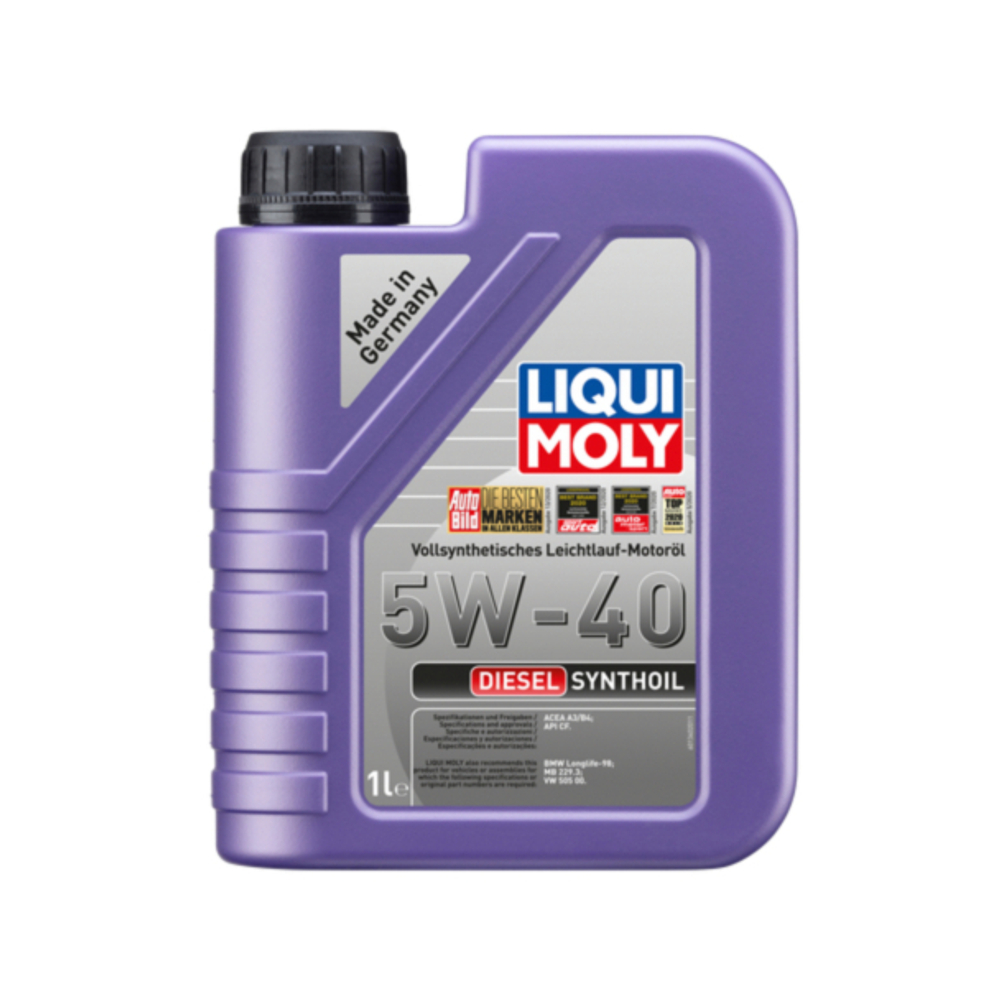 Масло моторное LIQUI MOLY Diesel Synthoil 5W-40 синтетическое 1 л  1926 / 1340
