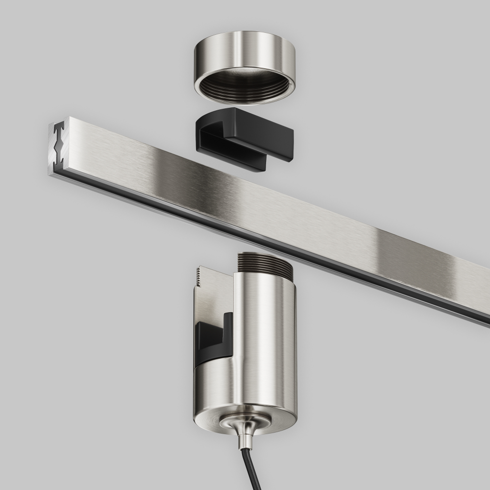 Магнитный трековый светильник Maytoni Flarity Focus Led TR157-1-12W3K-PT