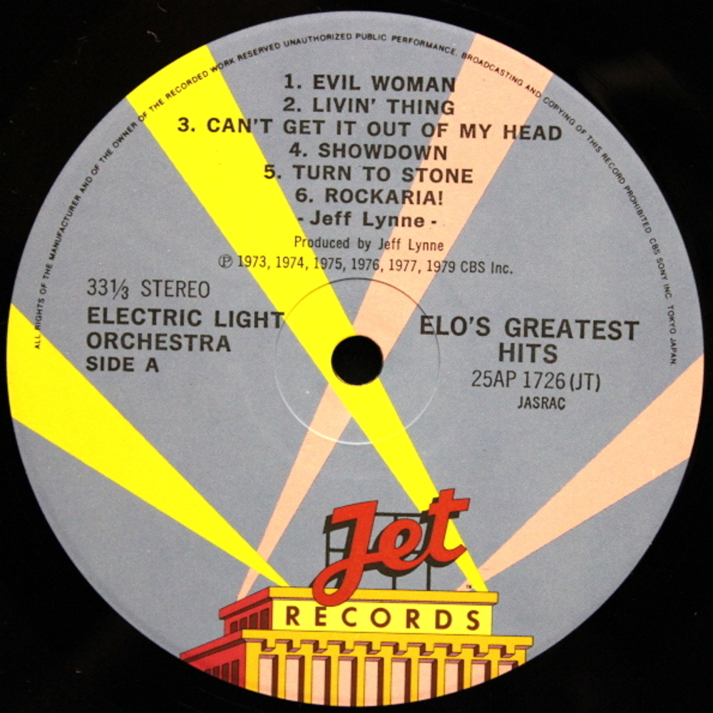 Electric Light Orchestra / ELO's Greatest Hits (LP)