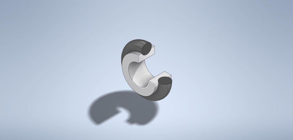 Уплотнение штока PTFE HENNLICH DS142 108x115.6x4.8 (аналог)