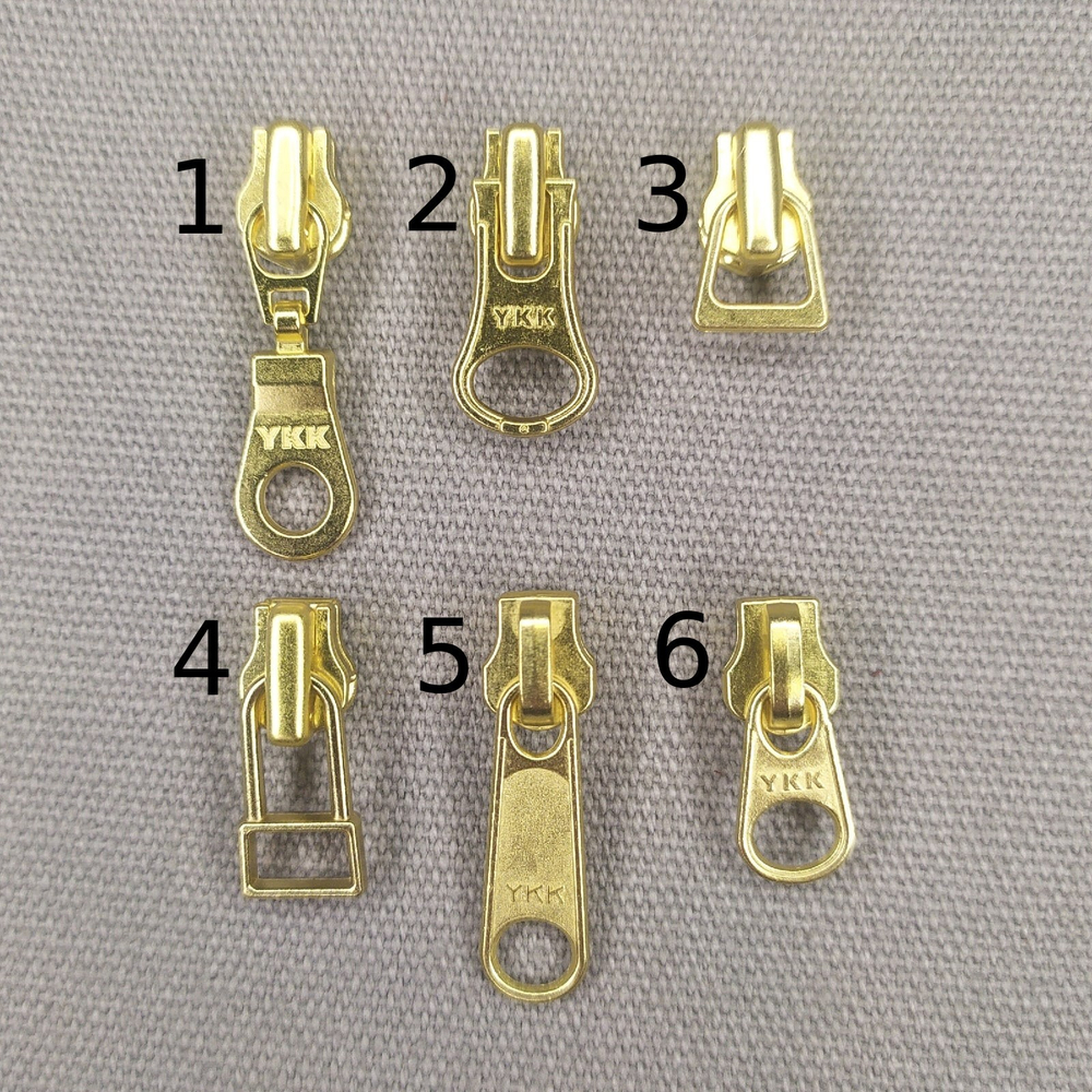 Бегунок YKK латунь №8