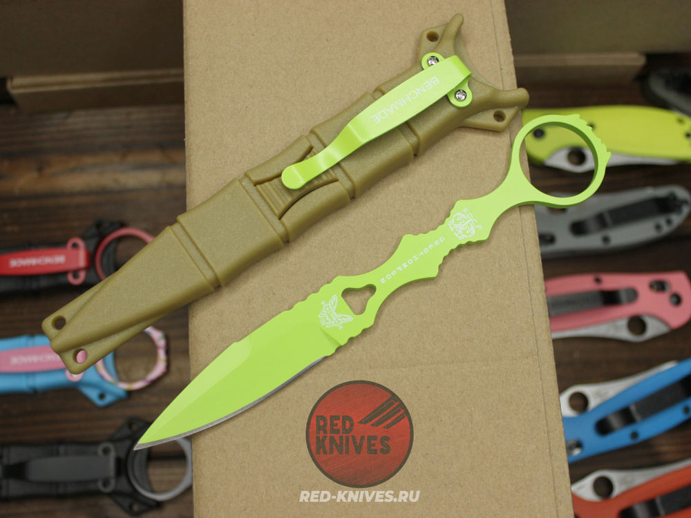 Нож Benchmade SOCP L D/E 1/2 Acid Green - кислотно зеленый