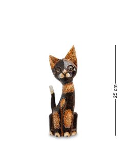99-101 Фигурка «Кошка» н-р из трех 30,25,20 см (албезия, о.Бали)