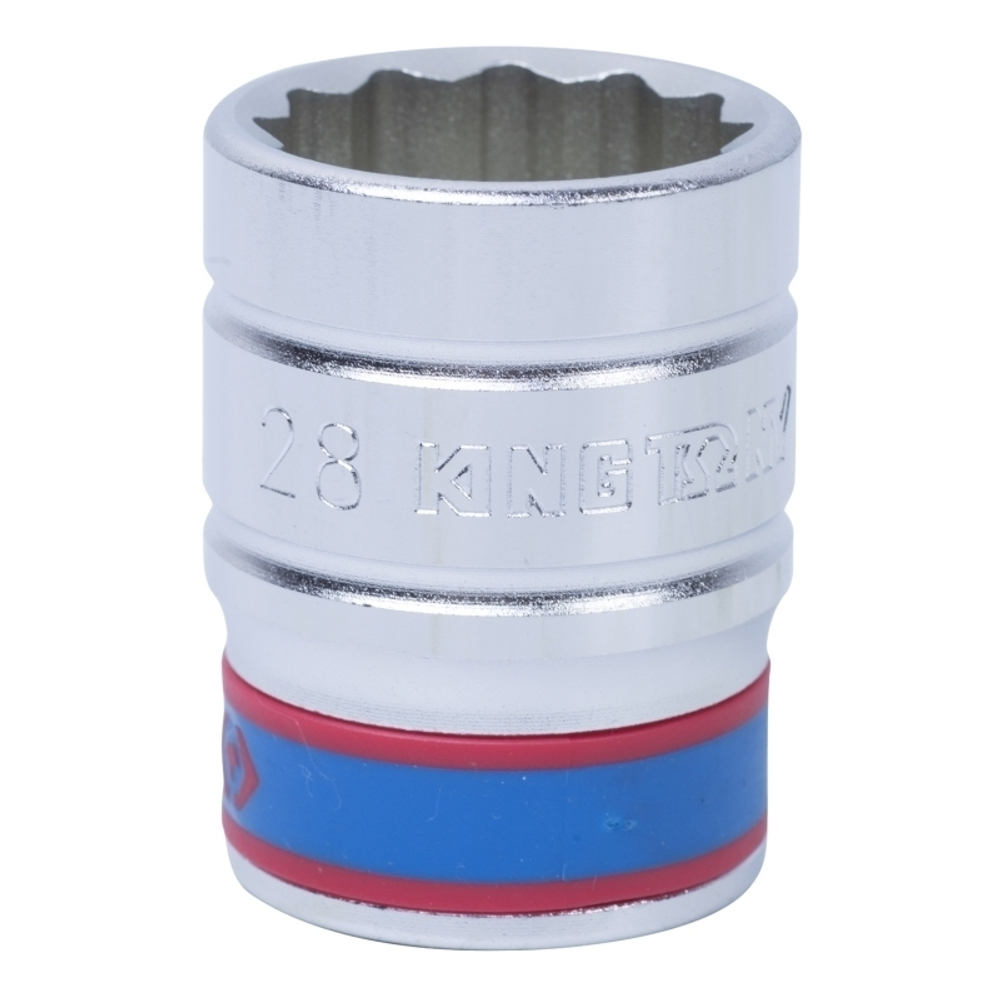 KING TONY (633028M) Головка торцевая стандартная двенадцатигранная 3/4", 28 мм