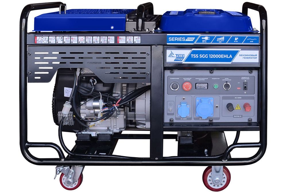Бензогенератор TSS SGG 12000EHLA в кожухе МК-2.1 - [12 кВт / 54.5 А] двигатель Loncin, эл. старт