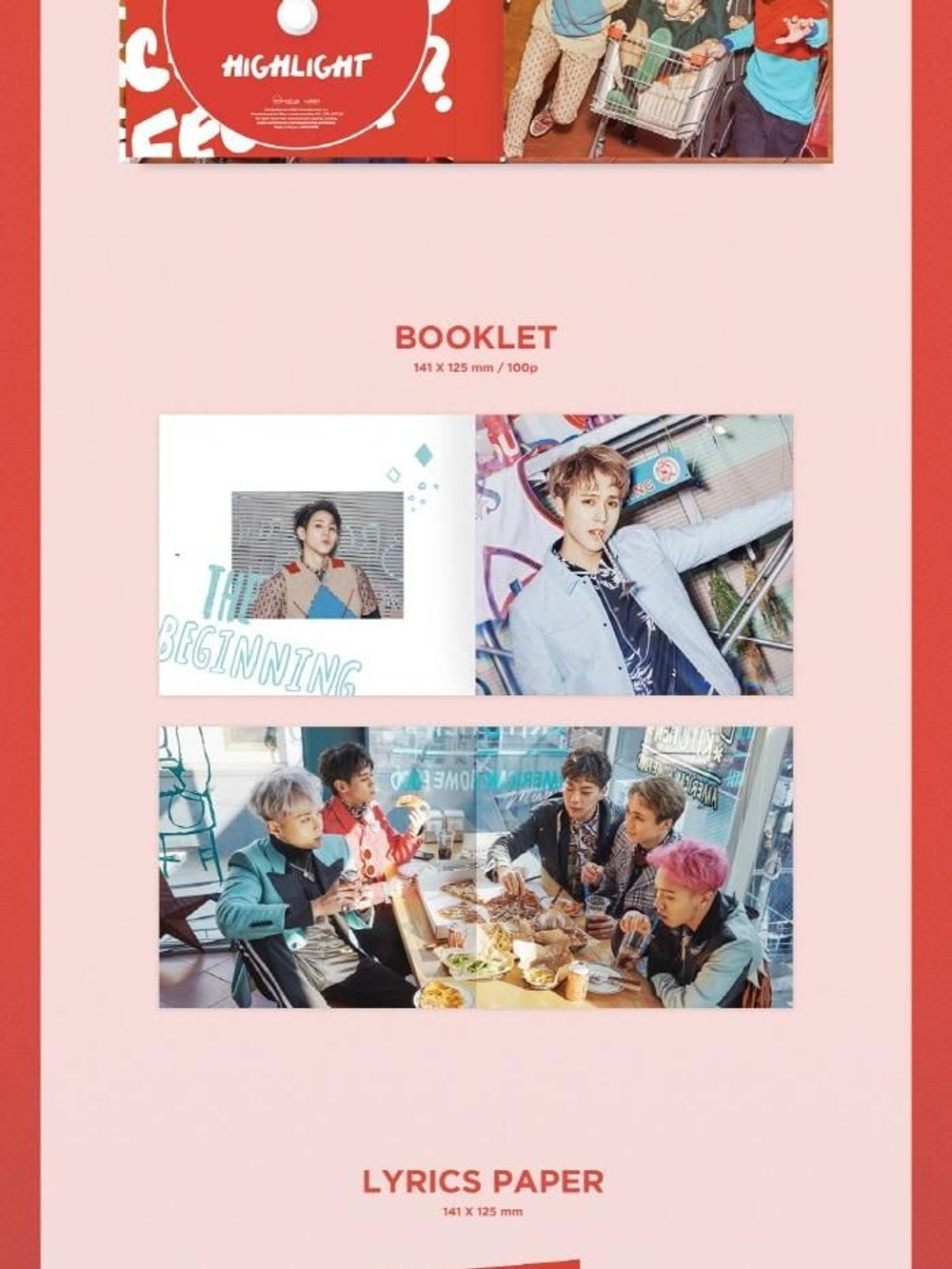 Альбом HIGHLIGHT - CAN YOU FEEL IT? 1st Mini Album SENSIBILITY Version