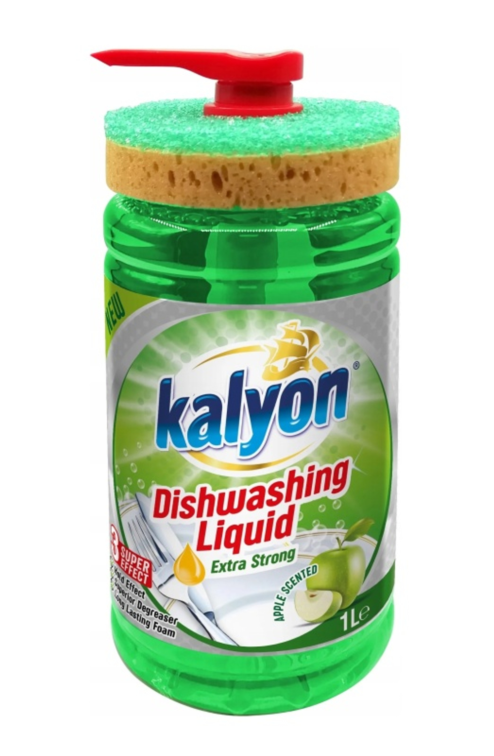 Kalyon моющее для посуды Яблоко 1л
