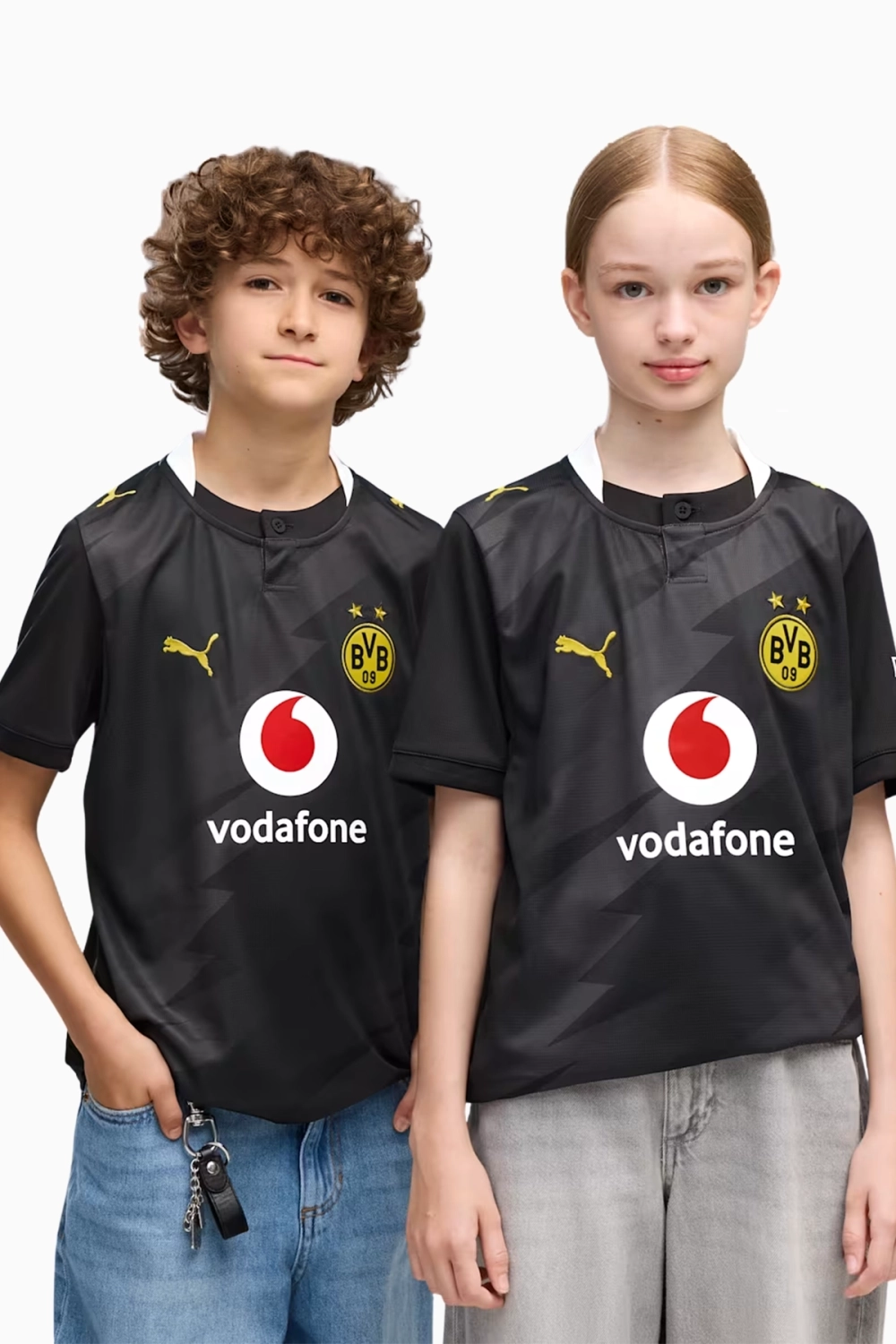 Футболка Puma Borussia Dortmund 26/27 Away Junior - черный