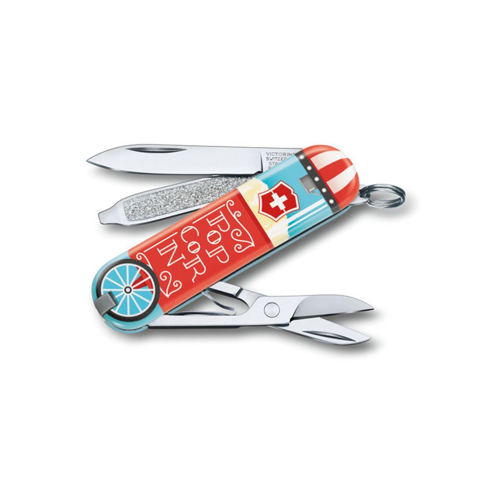 Нож Victorinox Classic LE2019 Let it Pop 7 функций (0.6223.L1910)