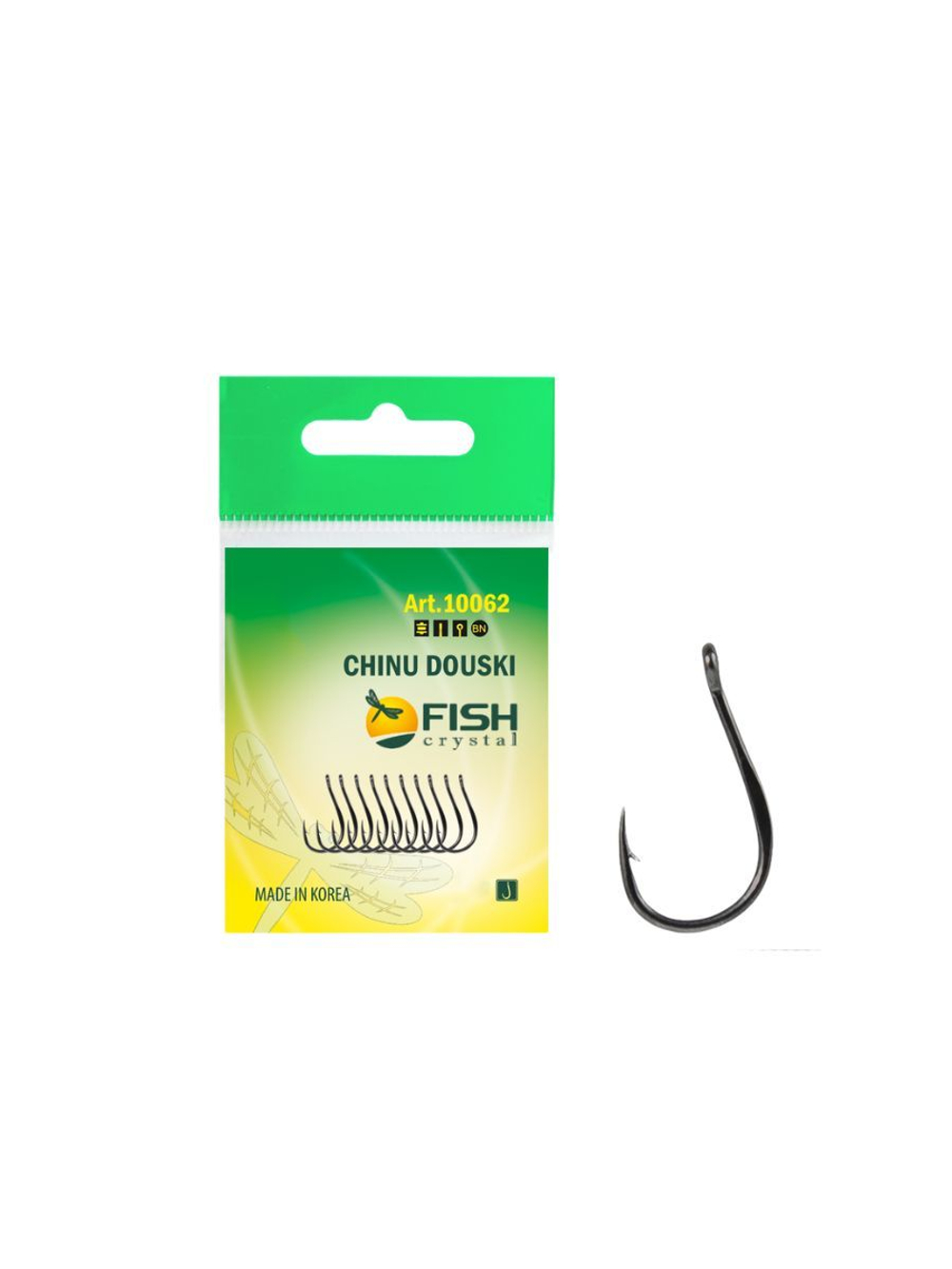 Крючок рыболовный CHINU DOUSKI-RING 10062 №4