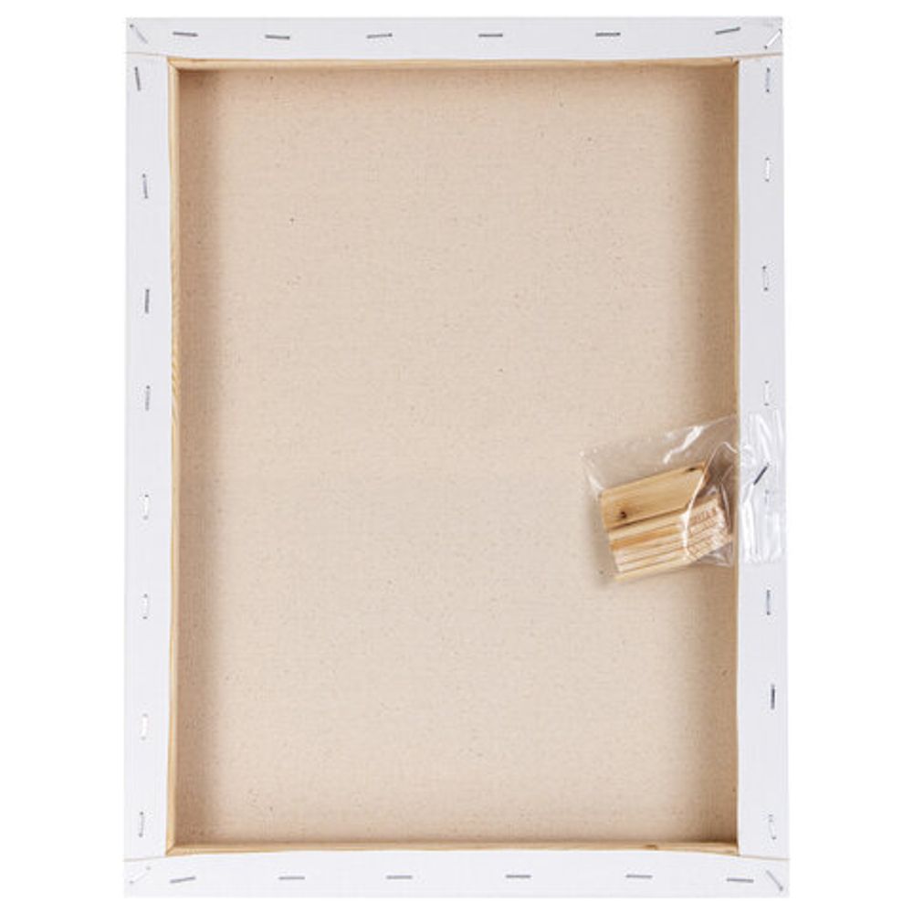 Холст 3D на подрамнике BRAUBERG ART CLASSIC 30х40см, 440г/м, грунт, 100% хлопок мелкое зерно, 191663
