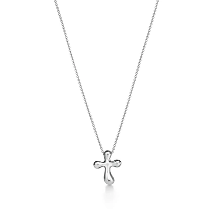 Подвеска из серебра 925, Tiffany 💠Cross Elsa Peretti