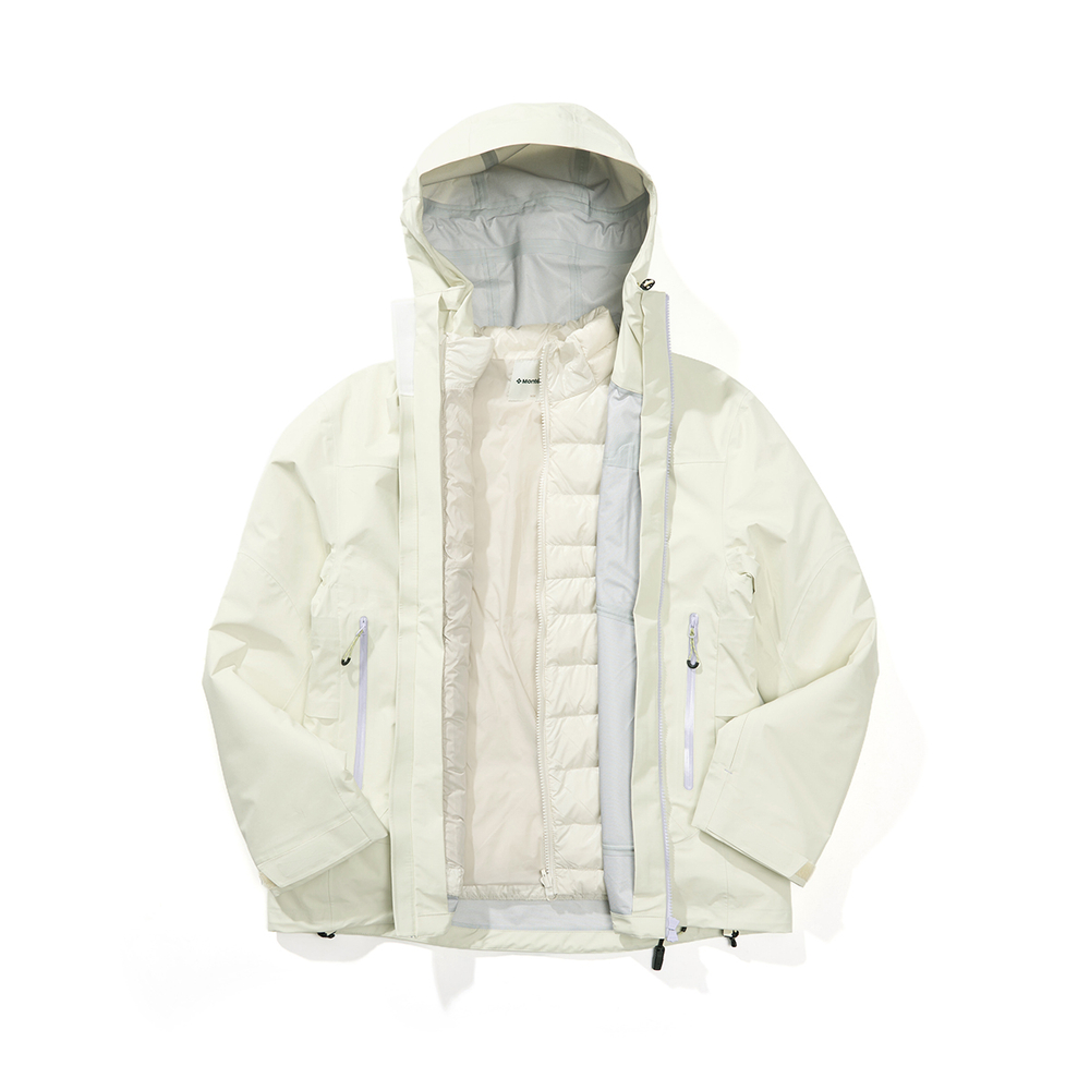 WMNS Куртка Nothomme Monterest 3-in-1 Waterproof светло-желтый