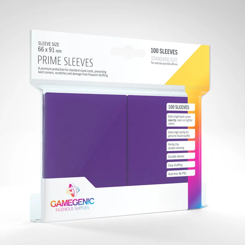 Протекторы для карт Prime Sleeves Purple (100)