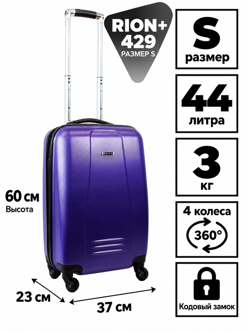 RION+ 429VLT — инфографика
