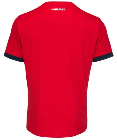 Мужская теннисная футболка Head Slice T-Shirt M - red/dark blue