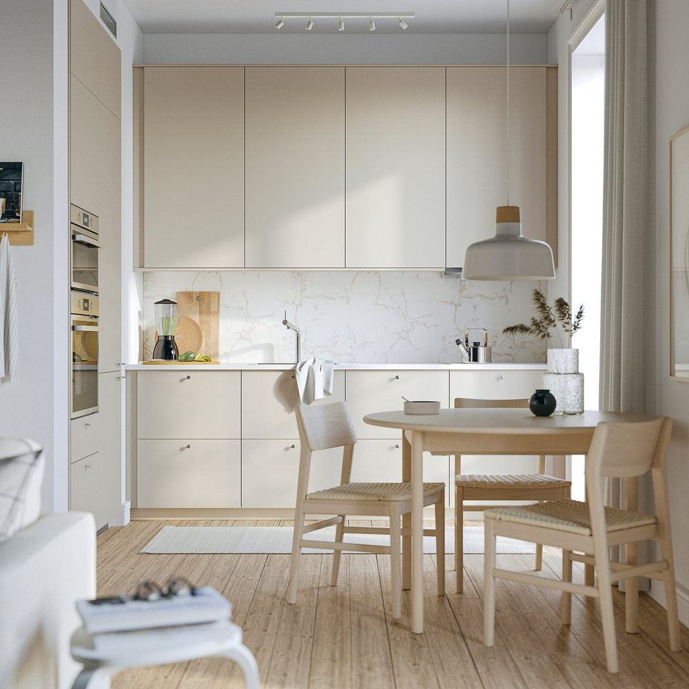 IKEA HAVSTORP  (ИКЕА ХАВСТОРП)  -  Фасад ящика - бежевый 40x20 см