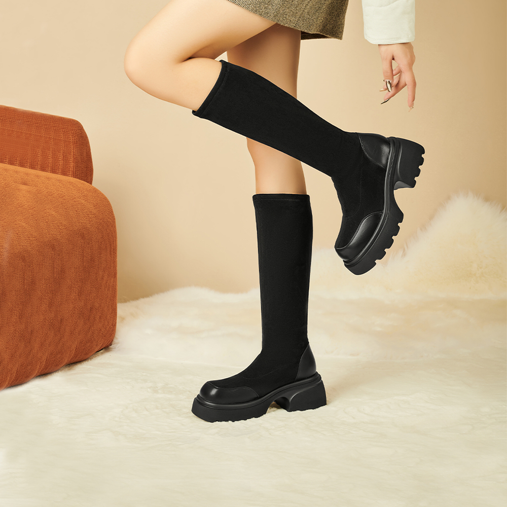 GEMEIQ Knee high Boots 6.7cm Women"s